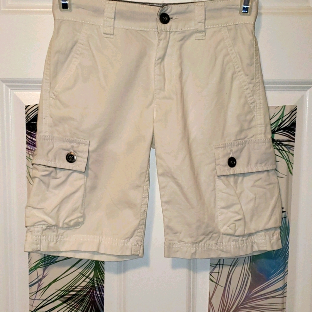 Levi's Boys White Cargo Shorts